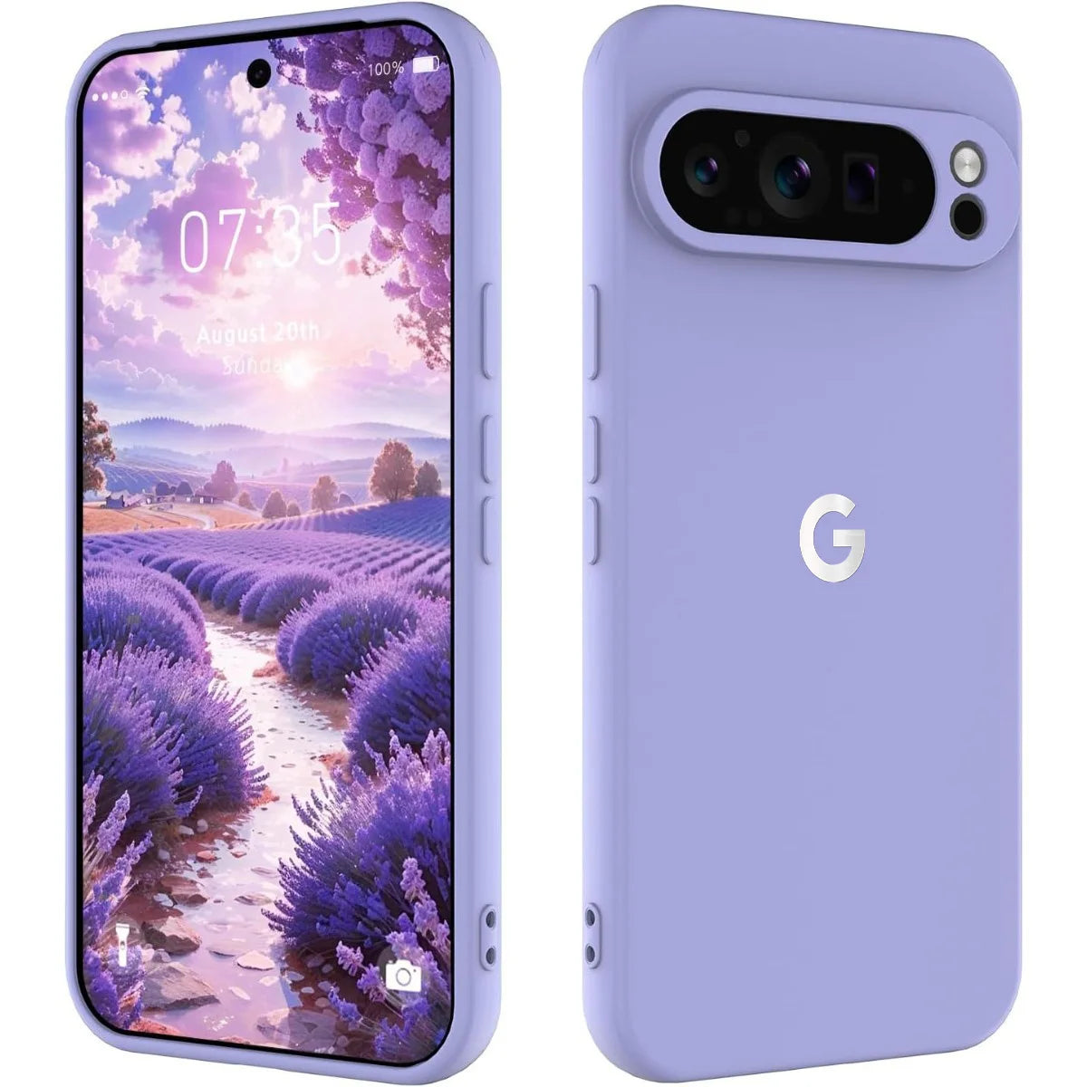 Funda protectora de silicona suave para Google Pixel