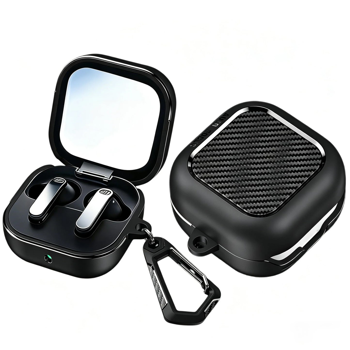 Carbon Fiber Protective Case for Galaxy Buds