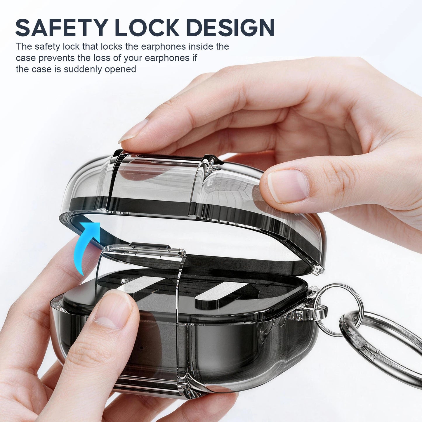 Transparent Lock Samsung Galaxy Buds4 Case