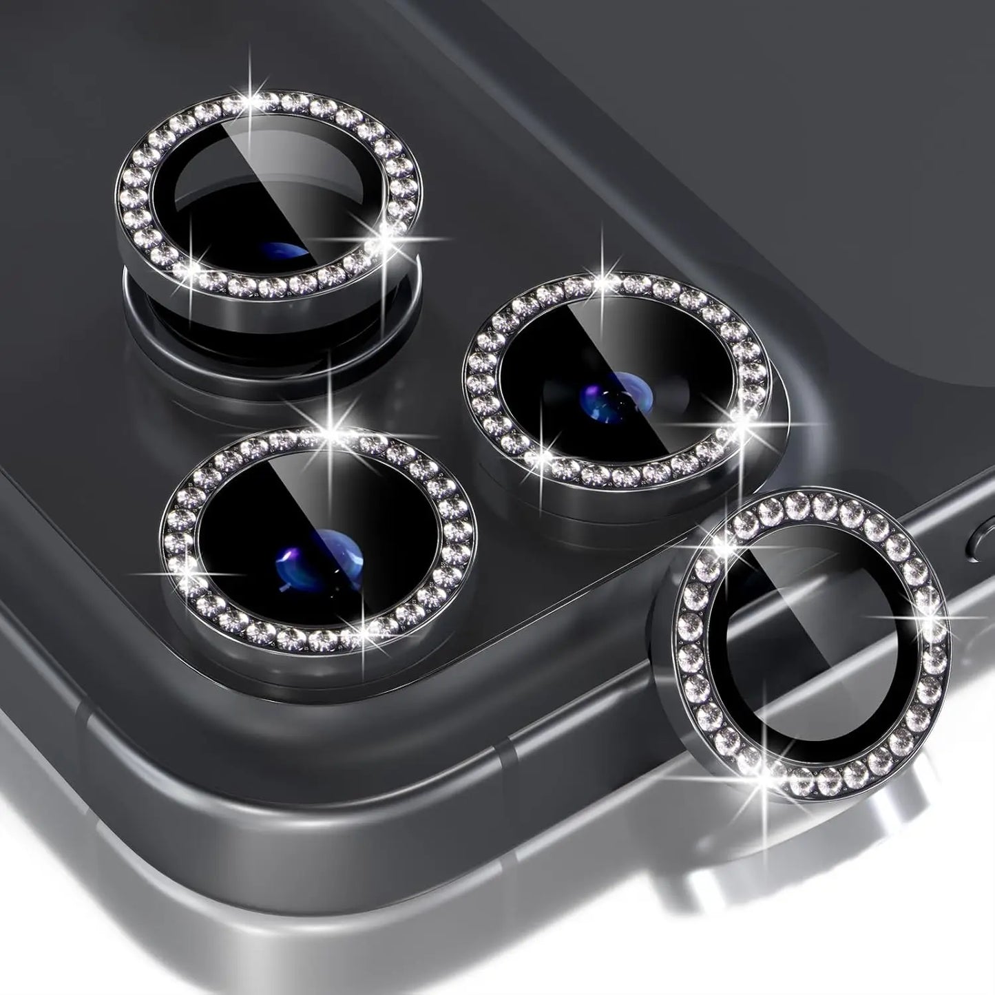 Bling Diamond Metal Ring Camera Lens Protector