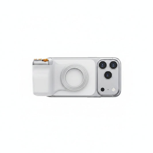 Magnetic DSLR Style Phone Camera Grip