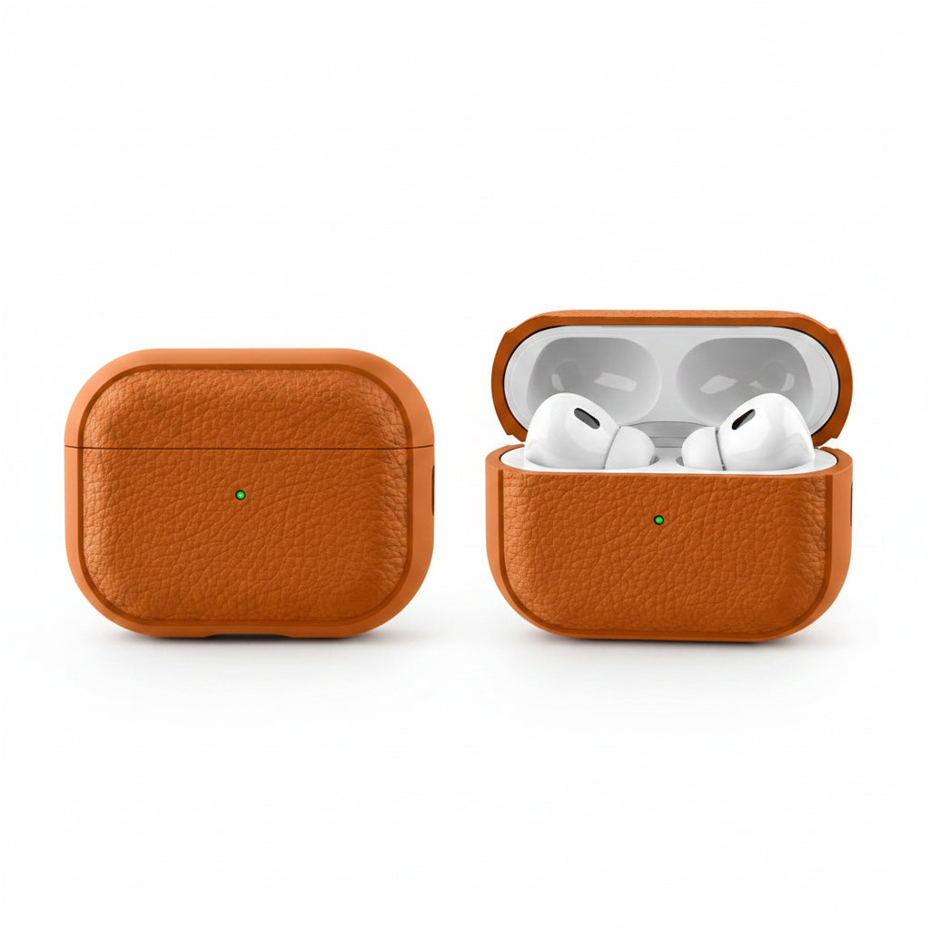 Leather Texture AirPods Protective Case