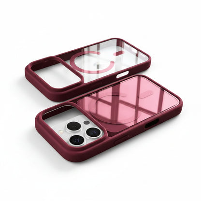 Funda de acrílico transparente para iPhone con MagSafe