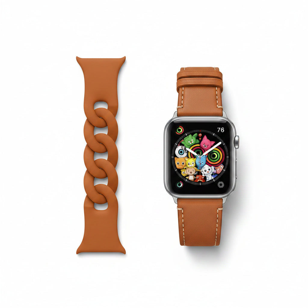 Double Tour Swift Leather Band for Apple Watch