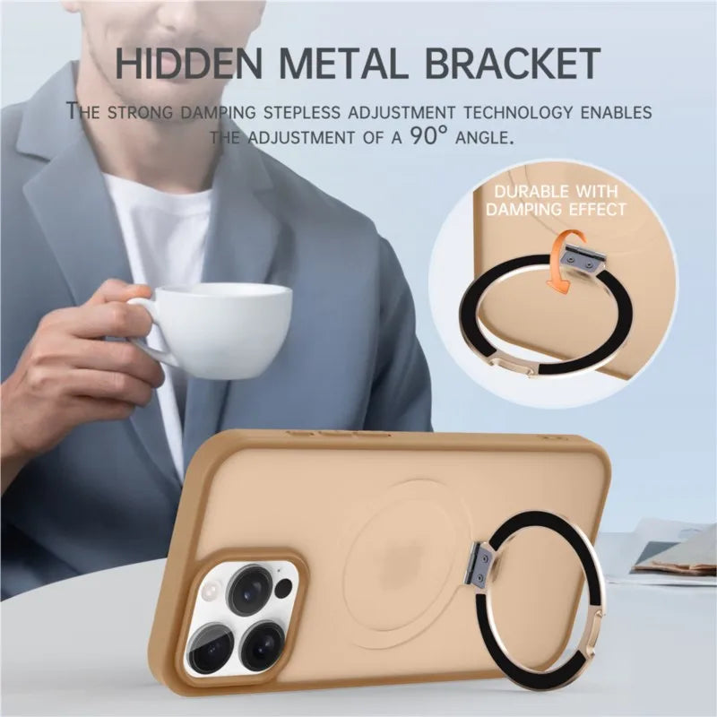 TitanRing | MagSafe Metal Kickstand Case