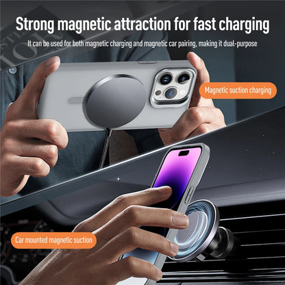 MagSafe Metal Lens Stand iPhone Case