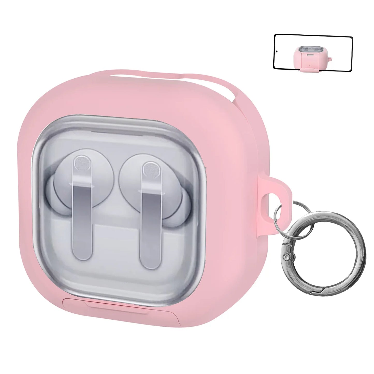 Transparent Hard Case for Galaxy Buds 4 Pro