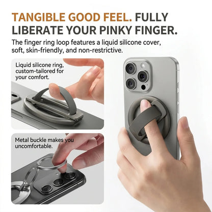 MagSafe Silicone Ring Phone Grip & Stand