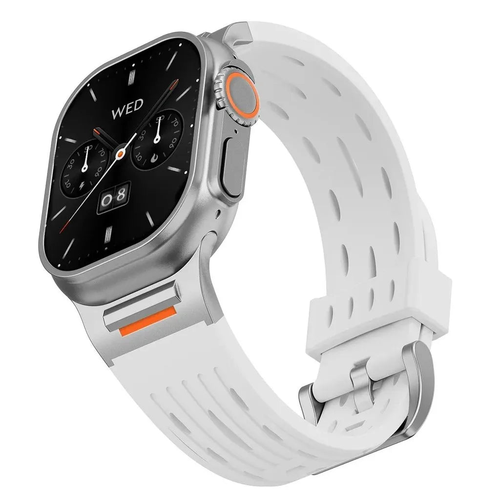 Breathable Sport Silicone Apple Watch Band