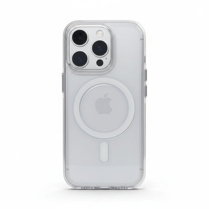 Candy Color Crystal Transparent Magnetic Case For iPhone 16 17 18 Pro Max Shockproof Smooth Clear Camera Button Cover For Magsafe