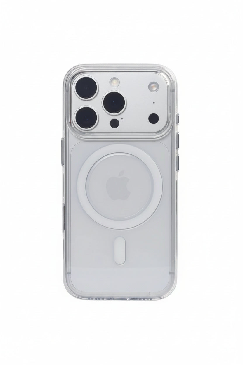 Candy Color Crystal Transparent Magnetic Case For iPhone 16 17 18 Pro Max Shockproof Smooth Clear Camera Button Cover For Magsafe