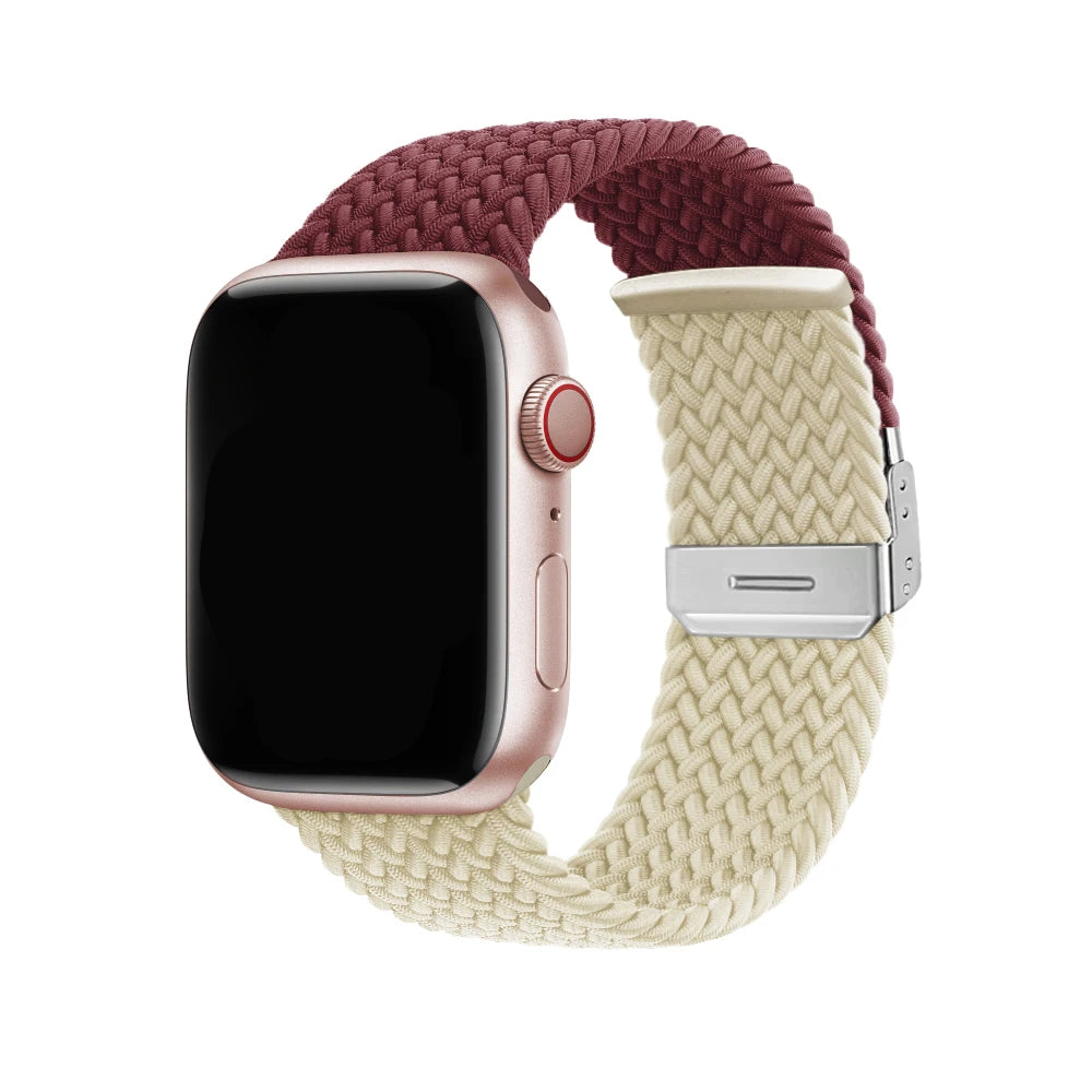 Braided Stretch Nylon Apple Watch Band