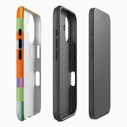 Colorful Geometric Patchwork iPhone Case