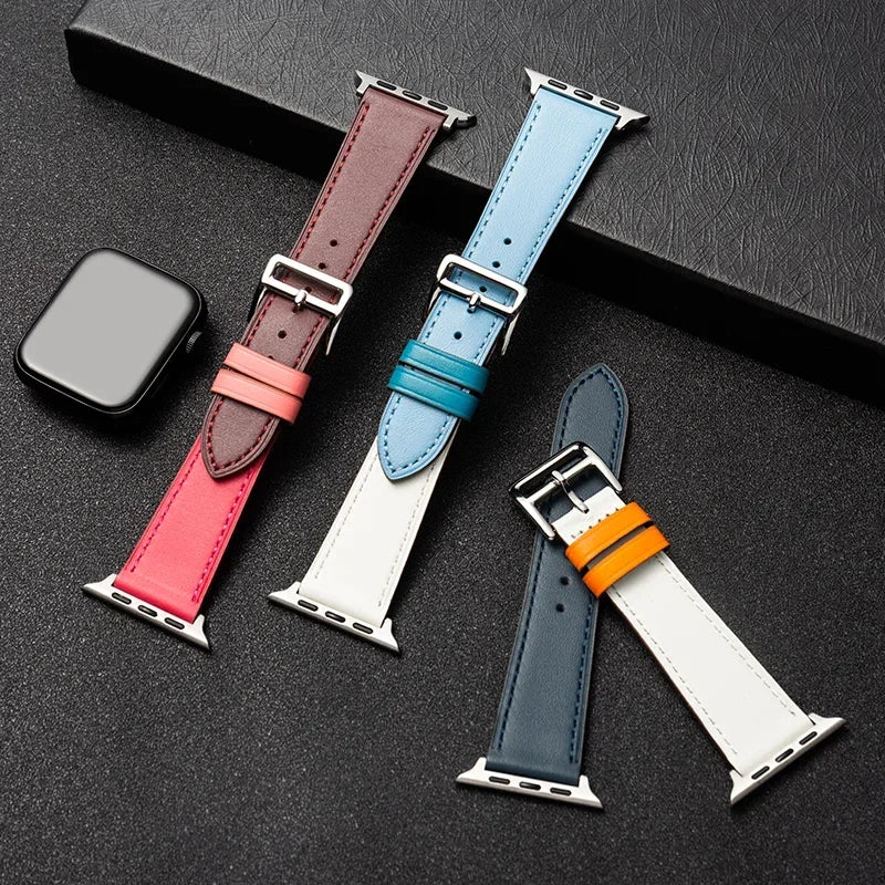 Sport Leather Apple Watch Band
