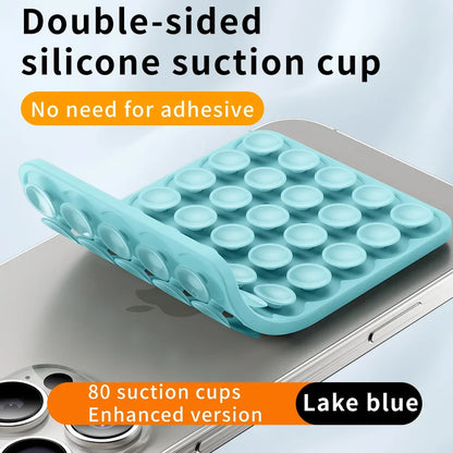 Double-Sided Silicone Suction Phone Pad