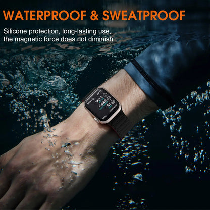 Magnetic Silicone Apple Watch Band