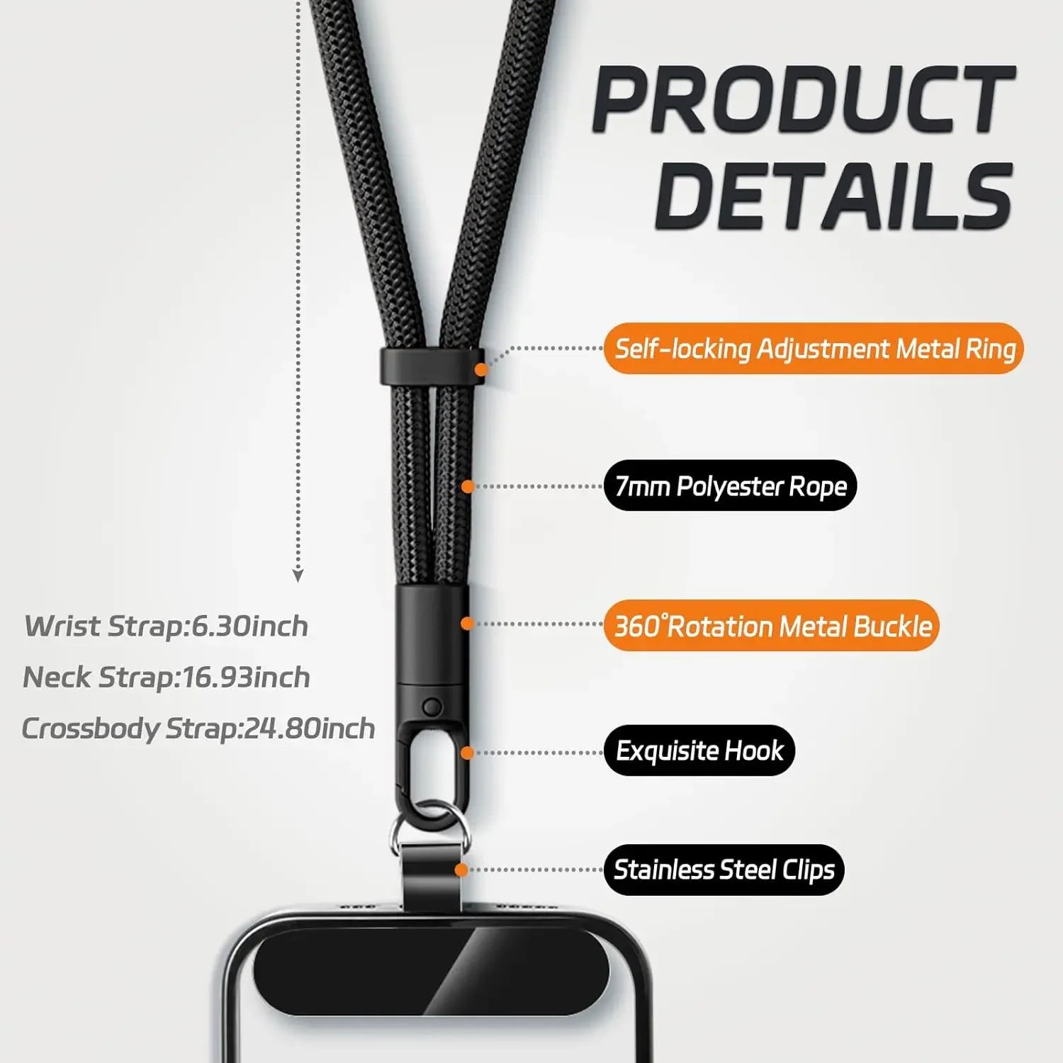 CarryFlex | Crossbody Phone Lanyard