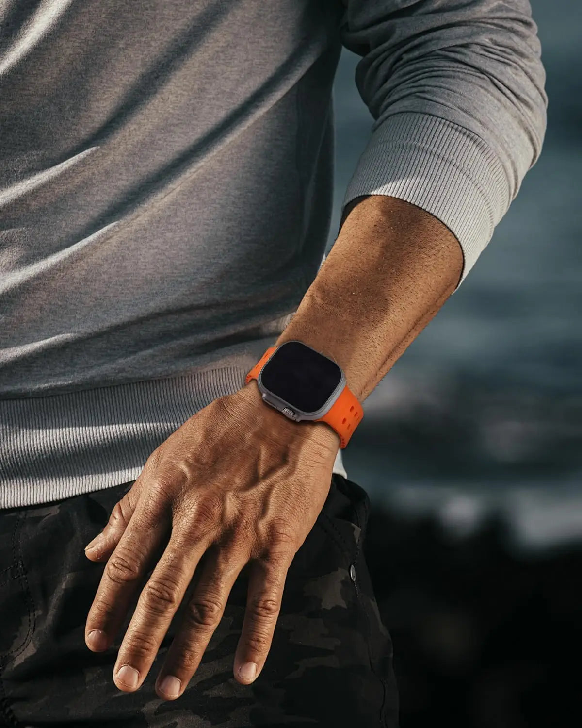 Correa deportiva de silicona para Apple Watch Ultra