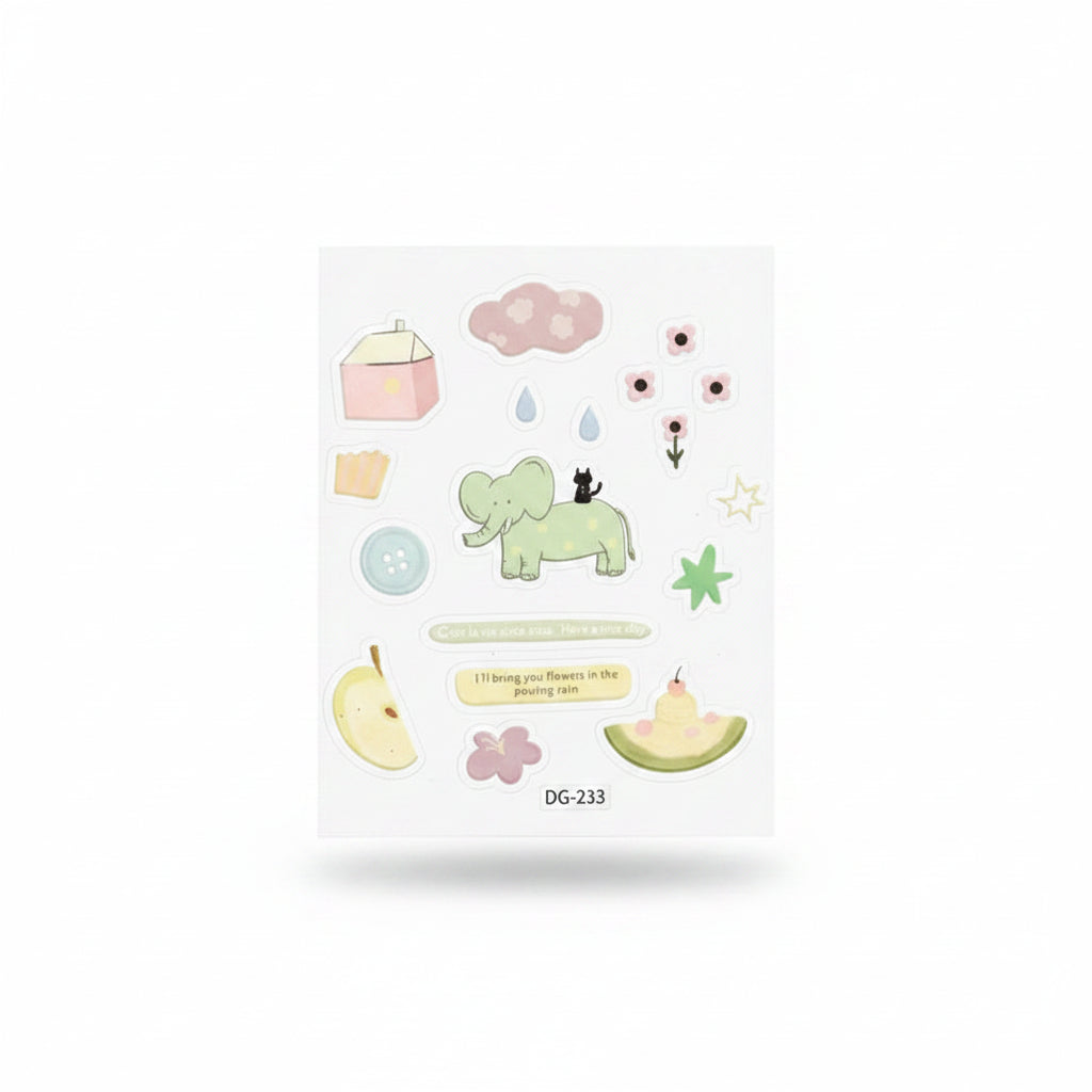 Kawaii 3D Jelly Phone Case Stickers