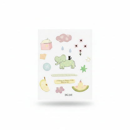Kawaii 3D Jelly Phone Case Stickers