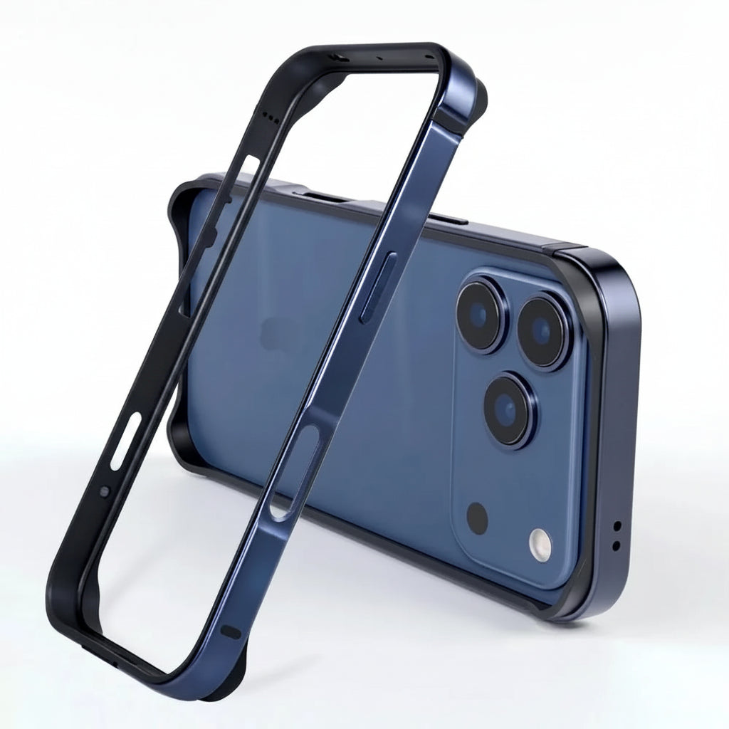 Slim Metal Bumper iPhone Armor Case