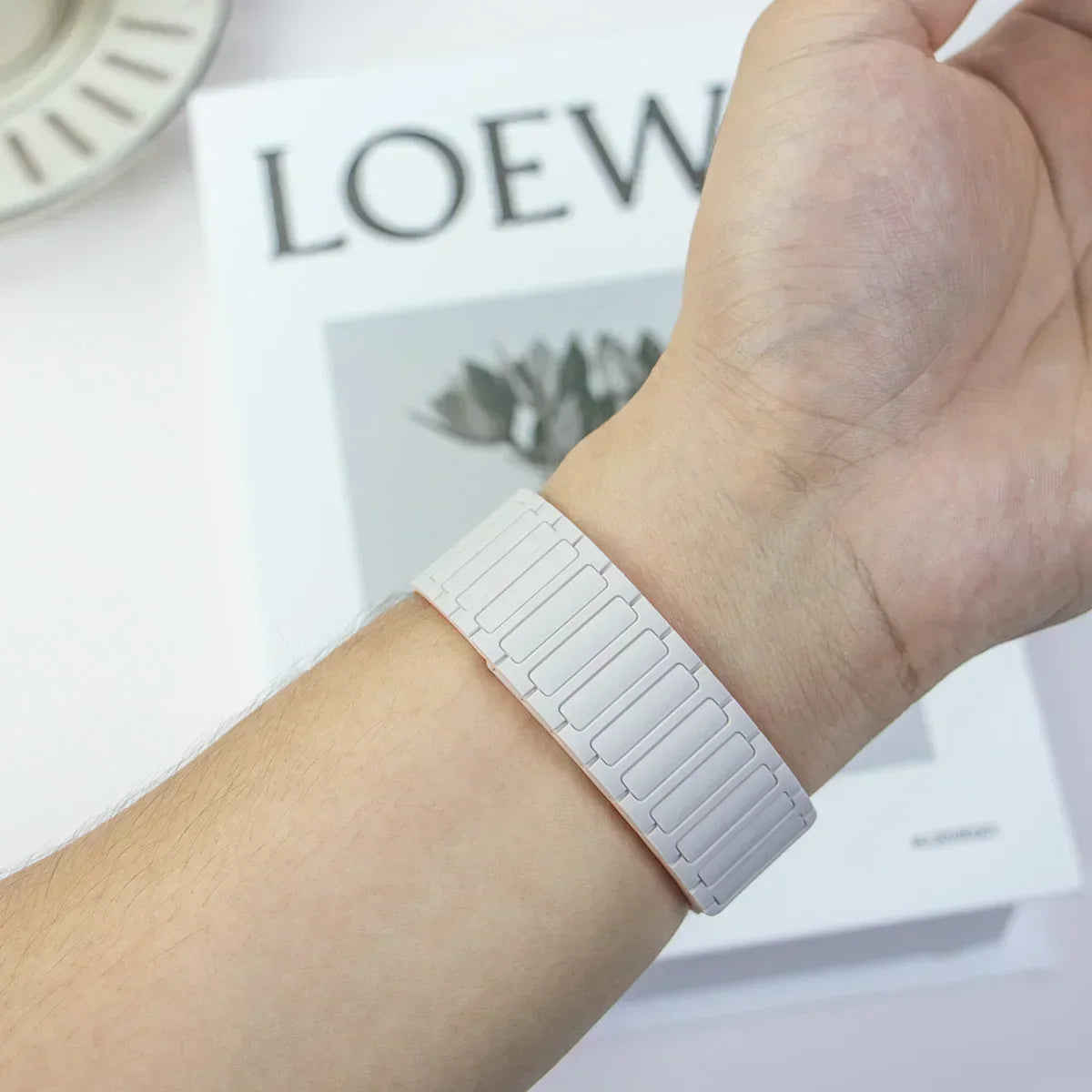 Magnetic Silicone Apple Watch Band