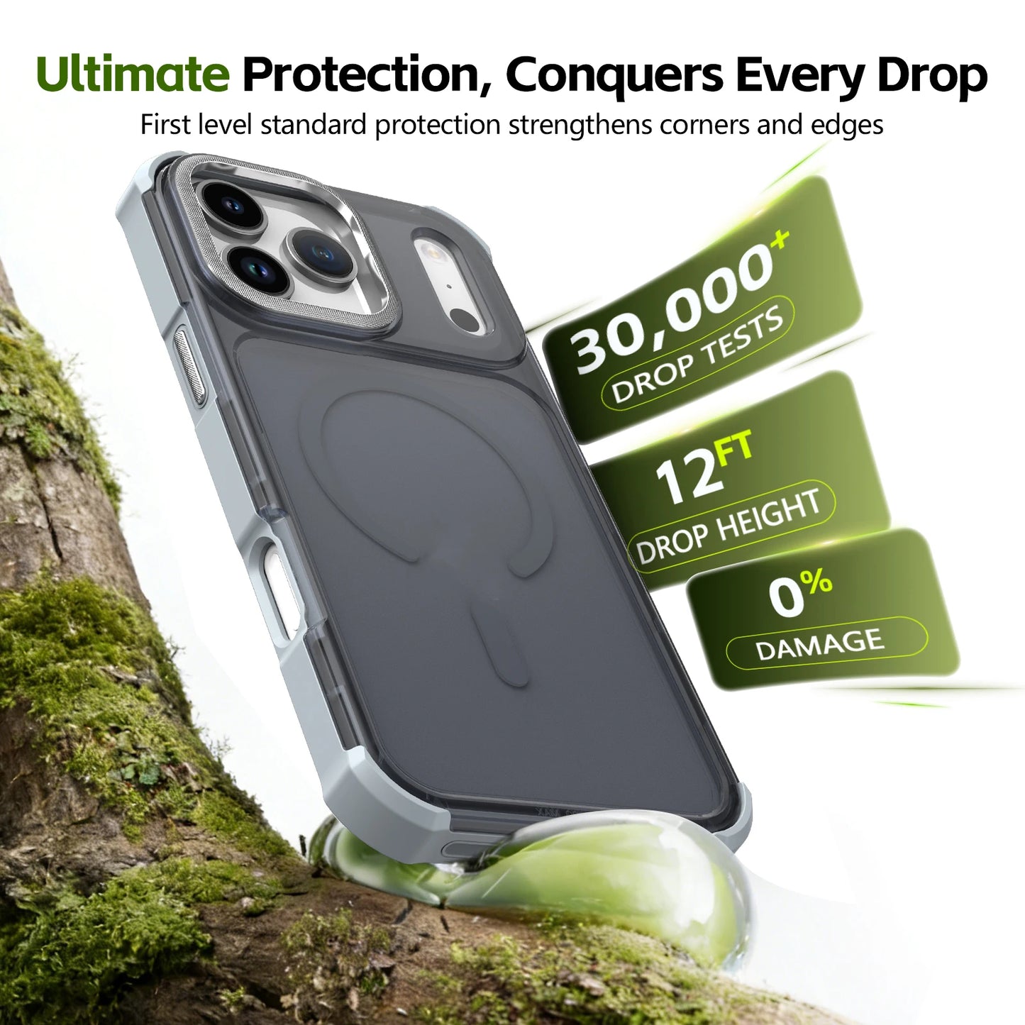 Funda de iPhone Clear Matte MagSafe Armor