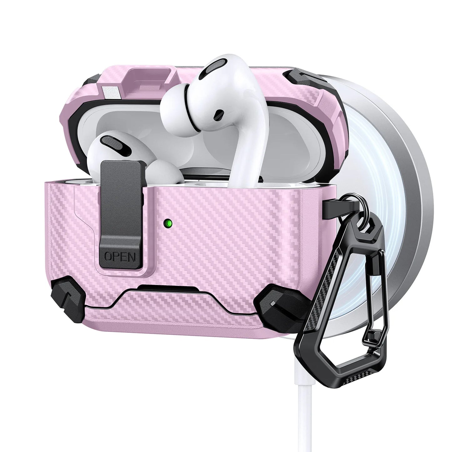 AirPods Pro 3 Shockproof Lock Case