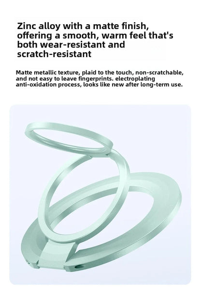 Foldable MagSafe Metal Ring Phone Stand Grip