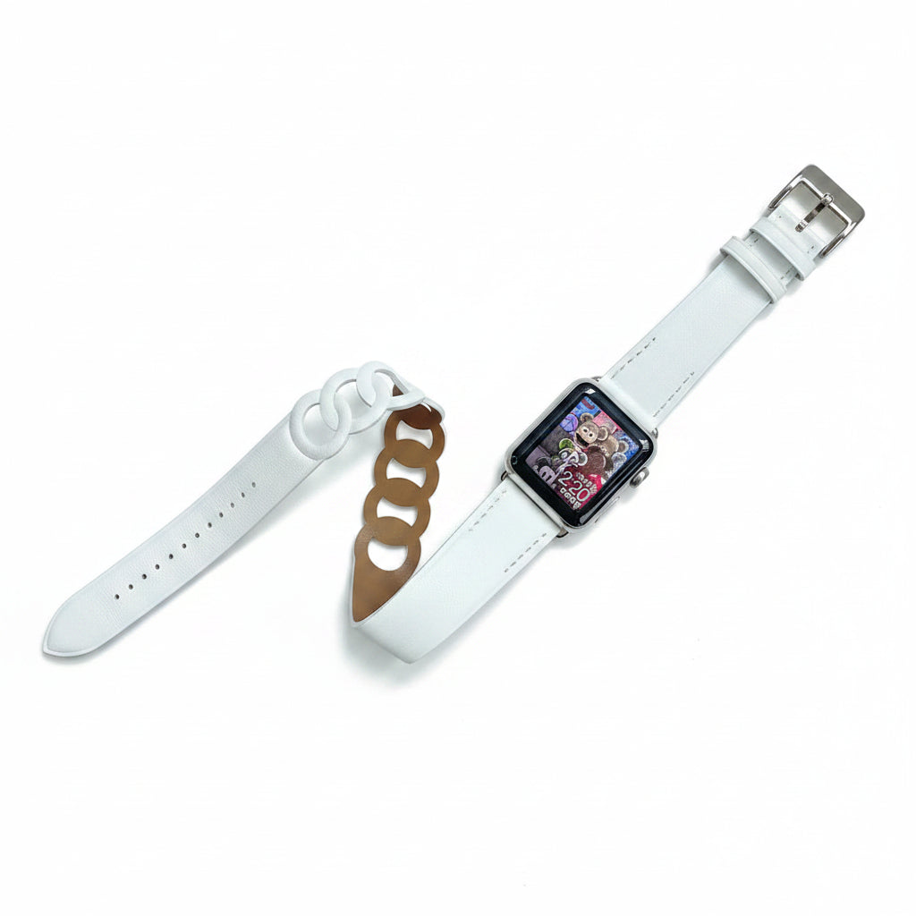 Double Tour Swift Leather Band for Apple Watch