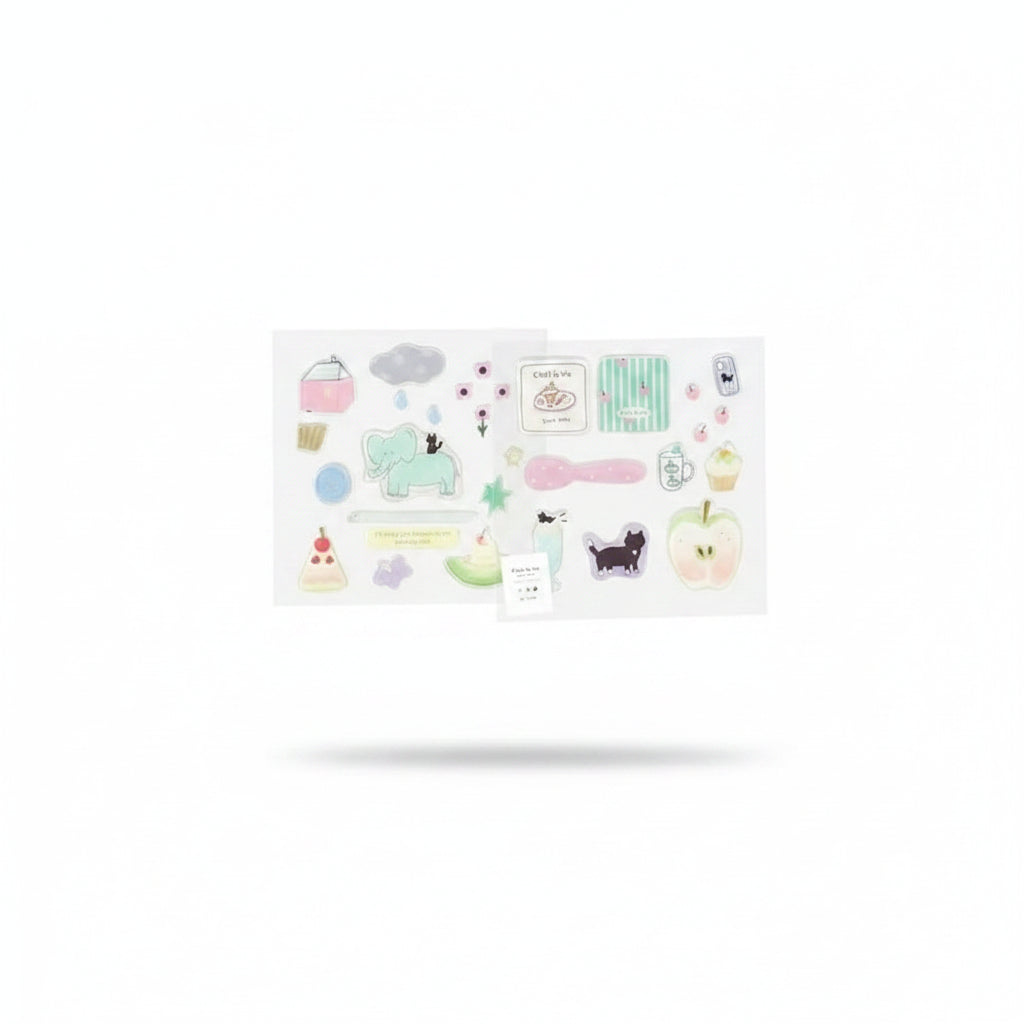 Kawaii 3D Jelly Phone Case Stickers