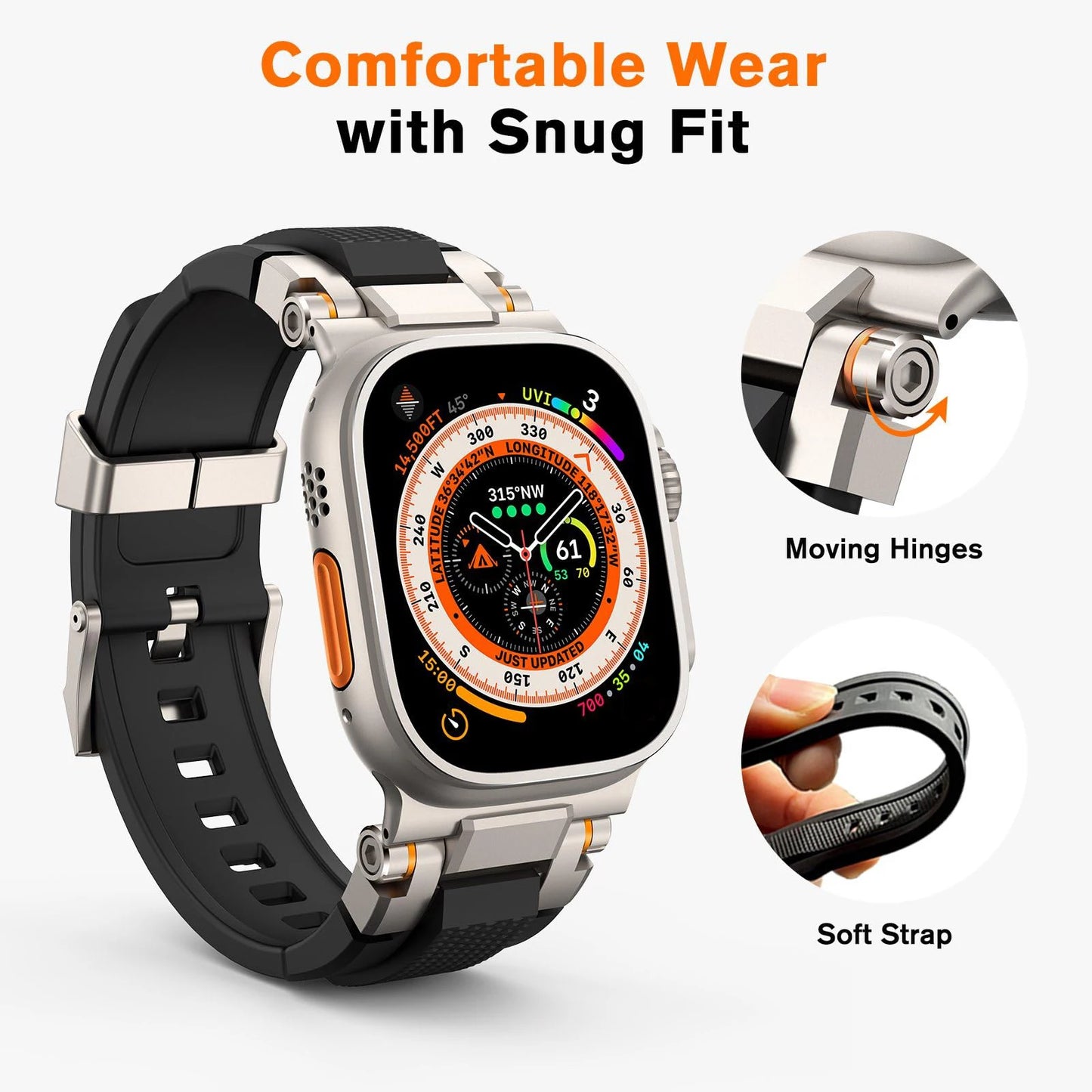 Men's Sport TPU Apple Watch Band