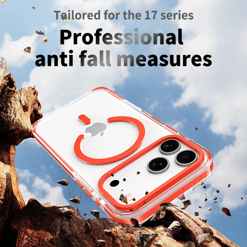 Luxury Clear MagSafe iPhone Case