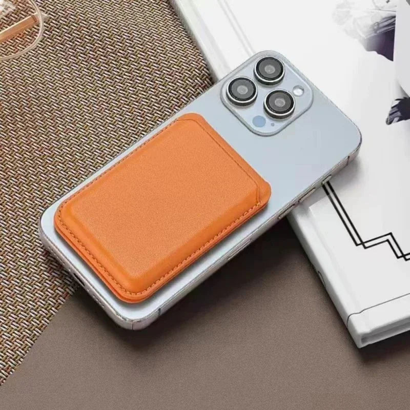 VaultStand | MagSafe Leather Wallet Case