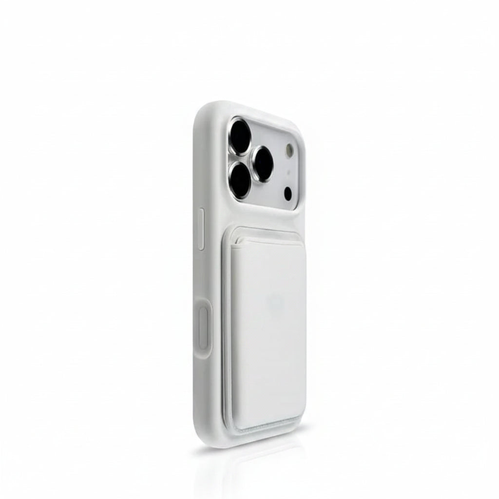 Luxury Silicone Card Holder iPhone Case