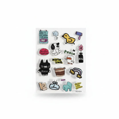 Kawaii 3D Jelly Phone Case Stickers