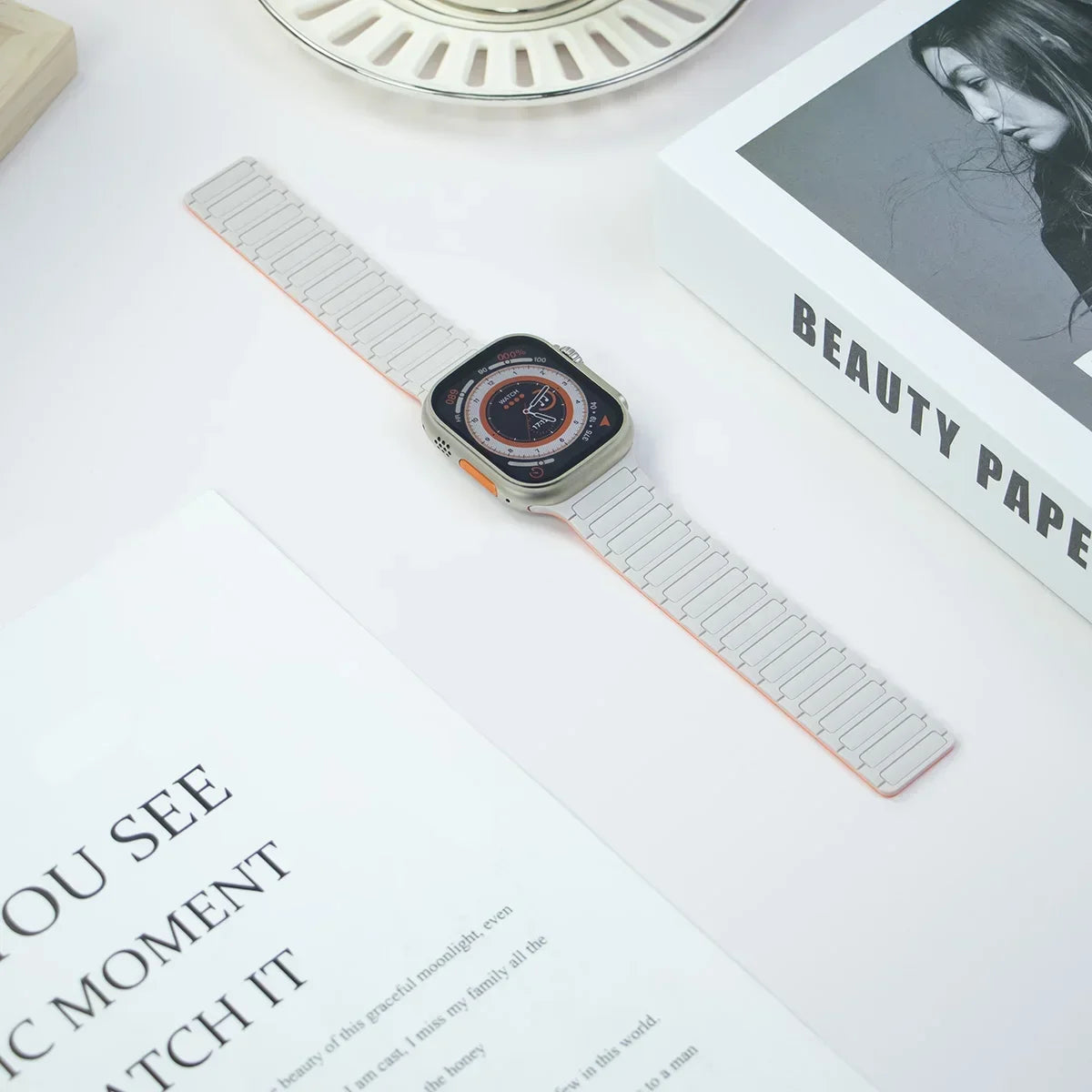 Magnetic Silicone Apple Watch Band