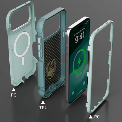 Heavy Duty MagSafe Metal Ring iPhone Case