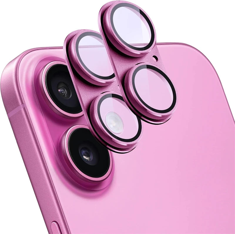 2-Pack Metal Camera Lens Protector for iPhone