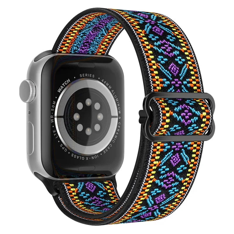 Nylon Elastic Solo Loop Band for Apple Watch