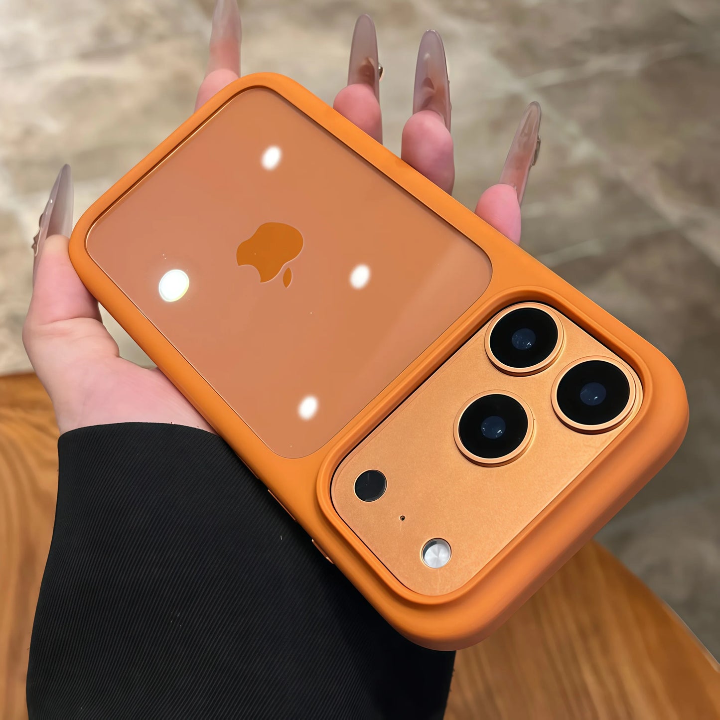 Soft Edge Transparent Armor iPhone Case