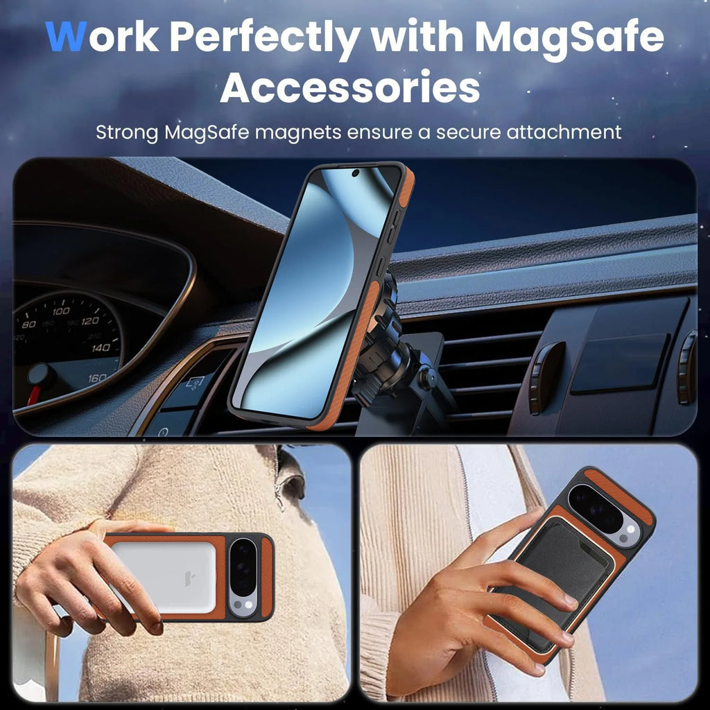 Carbon Elite | Magnetic Leather Case