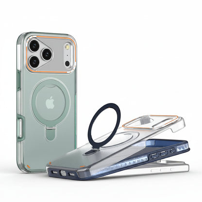 3-in-1 MagSafe Magnetic Ring Stand iPhone Case