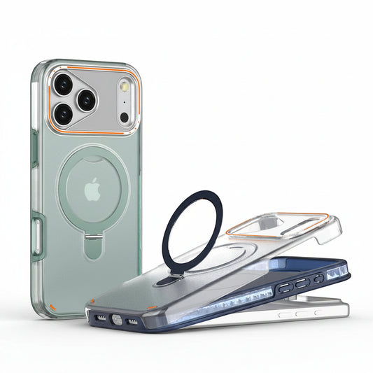 3-in-1 MagSafe Magnetic Ring Stand iPhone Case