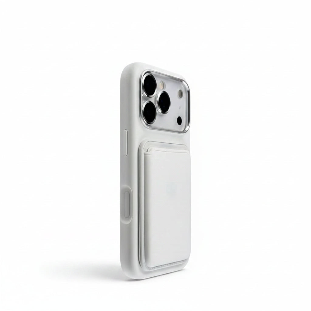 Luxury Silicone Card Holder iPhone Case
