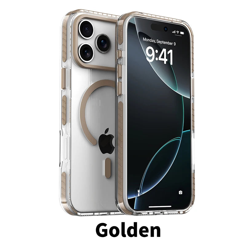Luxury Clear MagSafe iPhone Case