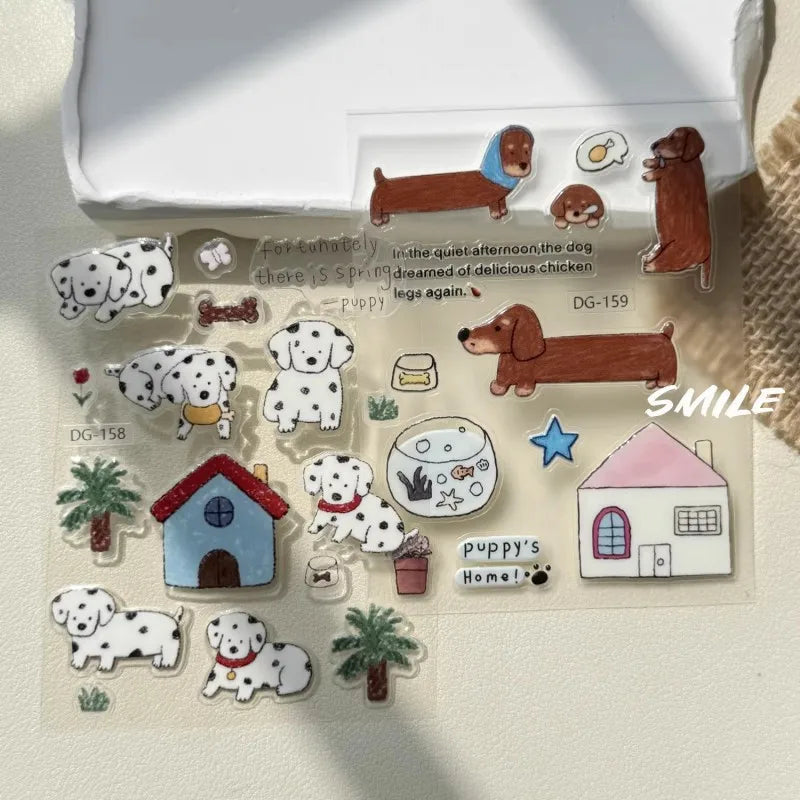 Kawaii Bloom | 3D Decorative Sticker Set