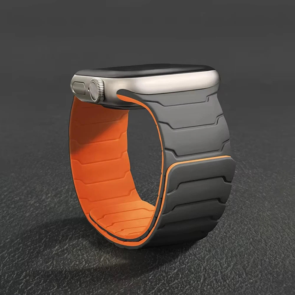 Magnetic Silicone Apple Watch Band