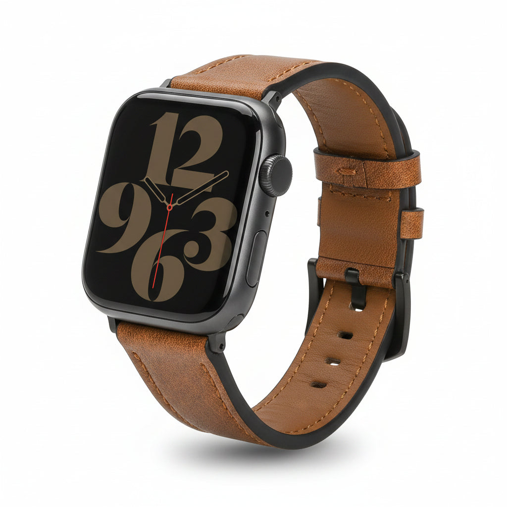 Premium Leather Apple Watch Strap