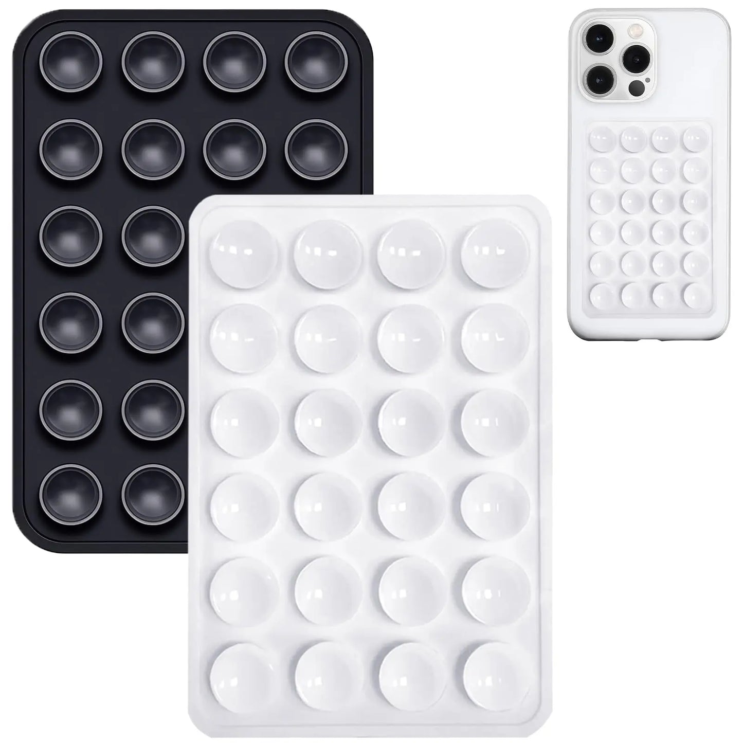 2-Pack Silicone Suction Phone Grip Mount